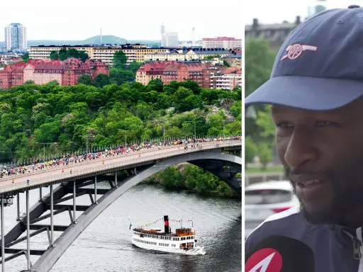 Stockholm Marathon: tusentals löpare korsar bron, en imponerande syn av stockholm marathon antal deltagare.